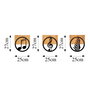 Wallity Just Music - 334 Accesorio Decorativo de Pared Negro y Nogal